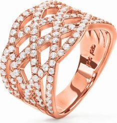 Folli Follie Pierścionek Damski Folli Follie 3R17S005RC - 14. Pierścionki Folli Follie. Za 285.00 zł.
