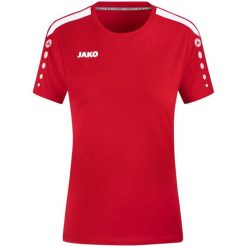Koszulka damska Jako Power. Czerwone t-shirty sportowe JAKO, bez wzorów, bez ramiączek. Za 220.50 zł.