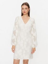Samsøe Samsøe Sukienka codzienna Anai F00002933 Écru Regular Fit. Sukienki Samsøe & Samsøe, na co dzień, xs, bez wzorów, z syntetyku, bez kołnierzyka, bez ramiączek, proste. Za 409.99 zł.