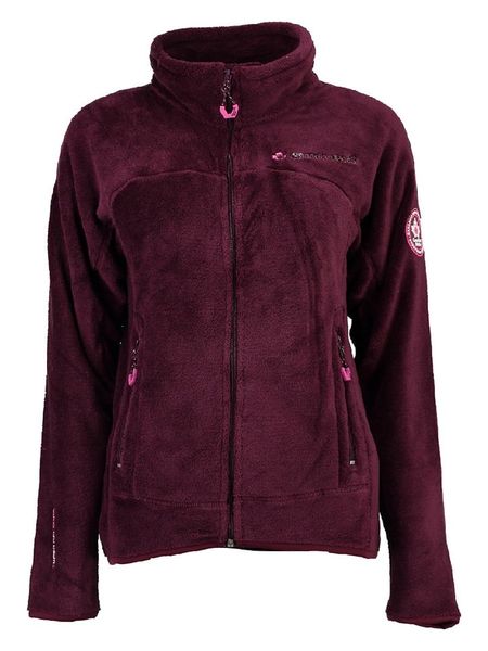 Canadian Peak Kurtka polarowa "Udilas" w kolorze bordowym rozmiar: XL. Czerwone kurtki Canadian Peak, xl, bez wzorów, z materiału, bez kaptura. Za 110.04 zł.