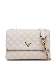 Guess Torebka Giully II HWQG96 73200 Szary. Szare torebki klasyczne Guess, z aplikacjami, ze skóry, bez dodatków. Za 399.99 zł.
