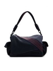 Desigual Torebka 25SAXPC6 Czarny. Czarne torebki klasyczne Desigual, bez wzorów, ze skóry, bez dodatków. Za 269.99 zł.