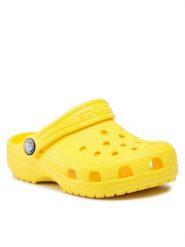 Crocs Klapki Classic Clog K 206991 Żółty. Żółte klapki Crocs, bez wzorów, z tworzywa sztucznego, bez obcasa, bez zapięcia. Za 189.99 zł.