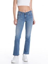 Replay Dżinsy - Bootcut fit - w kolorze błękitnym rozmiar: W30/L32. Niebieskie jeansy Replay, l, z aplikacjami, klasyczne, z podwyższonym stanem. Za 289.95 zł.