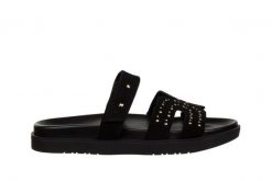 Klapki Yokono Morena-128 Serraje Negro, Czarny, Skóra naturalna - 40. Czarne klapki Yokono, bez wzorów, z materiału, eleganckie, bez obcasa, na płaskiej podeszwie, bez zapięcia. W wyprzedaży za 152.10 zł.