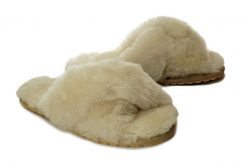 EMU AUSTRALIA W11573 MAYBERRY natural, kapcie damskie. Kapcie Emu Australia, bez wzorów, ze skóry. Za 299.90 zł.