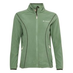 Bluza polarowa damska Vaude Rosemoor Fleece Jacket II. Zielone bluzy bez kaptura Vaude, xs, bez wzorów, z polaru, bez kaptura, trekkingowe. Za 340.99 zł.