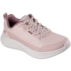Buty sportowe damskie Skechers Bobs Mode Flex. Czerwone trekkingi Skechers, bez wzorów, bez zapięcia, trekkingowe. Za 390.00 zł.