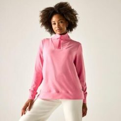 Polar damski z suwakiem 1/2 Demmi. Czerwone bluzy z polaru Regatta, bez wzorów, z polaru. Za 139.99 zł.