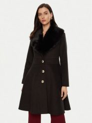 Rinascimento Płaszcz przejściowy CFC0121914003 Czarny Regular Fit. Czarne płaszcze Rinascimento, m, bez wzorów, z syntetyku, bez kaptura. Za 639.99 zł.