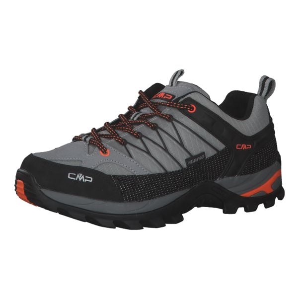 Niskie buty trekkingowe CMP Rigel waterprof. Brązowe buty trekkingowe CMP, bez wzorów, z meshu, bez zapięcia, trekkingowe. Za 349.99 zł.