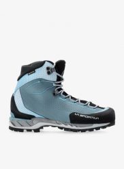 Buty wysokogórskie damskie La Sportiva Trango Tech Leather GTX. Niebieskie buty trekkingowe La Sportiva, bez wzorów, z gore-texu, bez zapięcia, trekkingowe, gore-tex. Za 1,221.00 zł.