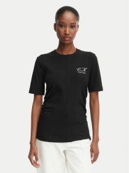 Calvin Klein Jeans T-Shirt LV047G808G Czarny Slim Fit. Czarne t-shirty Calvin Klein Jeans, xl, bez wzorów, z bawełny, bez kołnierzyka, bez ramiączek. Za 209.99 zł.