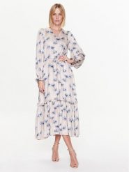 Bruuns Bazaar Sukienka codzienna Hamida BBW3259 Różowy Regular Fit. Czerwone sukienki Bruuns Bazaar, na co dzień, bez wzorów, z wiskozy, bez kołnierzyka, bez ramiączek, proste. Za 459.99 zł.