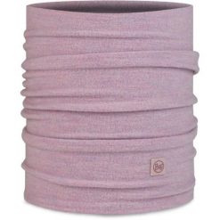 Komin sportowy unisex Buff® Merino Fleece Lilac Sand z wełny merynosów. Czerwone szaliki i kominy Buff, bez wzorów, z wełny, sportowe. Za 169.99 zł.