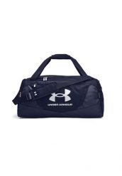 Torba sportowa unisex Under Armour Undeniable 5.0 Duffle M. Niebieskie torby sportowe Under Armour, bez wzorów, z materiału, na ramię. Za 216.40 zł.