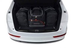 Torby Do Bagażnika Audi Q5 2008-2016 4Szt Kjust. Czarne torby podróżne KJUST, bez wzorów, z kauczuku. Za 1,216.00 zł.