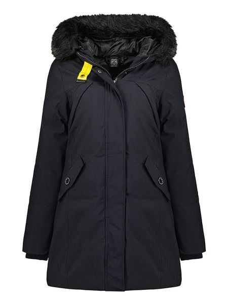 Canadian Peak Parka "Cheri" w kolorze granatowym rozmiar: XXL. Niebieskie płaszcze Canadian Peak, xxl, bez wzorów, bez kaptura. Za 205.93 zł.