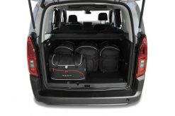 Torby Do Bagażnika Toyota Proace City Verso 2019+ 5Szt Kjust. Czarne torby podróżne KJUST, bez wzorów, z kauczuku. Za 1,508.00 zł.
