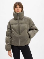 BOSS Orange kurtka zimowa - Padilena Kobiety zielony, 40. Pomarańczowe kurtki BOSS Orange, na zimę, bez wzorów, z puchu, eleganckie, bez kaptura. Za 699.95 zł.