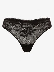 Calvin Klein Stringi Kobiety Sztuczne włókno czarny, XS. Czarne stringi Calvin Klein, bez wzorów, z koronki. Za 119.95 zł.