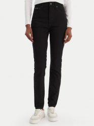 Calvin Klein Jeans Jeansy LV047D740G Czarny Slim Fit. Czarne jeansy Calvin Klein Jeans, bez wzorów, z bawełny. Za 429.99 zł.