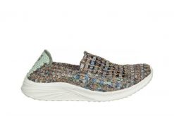 Półbuty Rock Tuili Petra 032001, Wielokolorowy, Materiał - 36. Niebieskie buty sportowe lifestyle Rock Spring, na lato, bez wzorów, z materiału, rockowe, z kwadratowym noskiem, bez obcasa. W wyprzedaży za 134.10 zł.