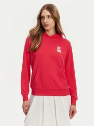 Fila Bluza Lisakovsk FAW1046 Różowy Regular Fit. Czerwone bluzy Fila, xl, bez wzorów, z syntetyku, bez kaptura. Za 179.99 zł.