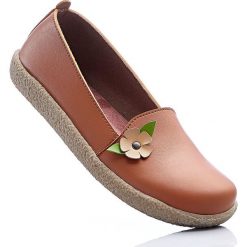 Baleriny bonprix koniakowy. Brązowe baleriny bonprix. Za 79.99 zł.