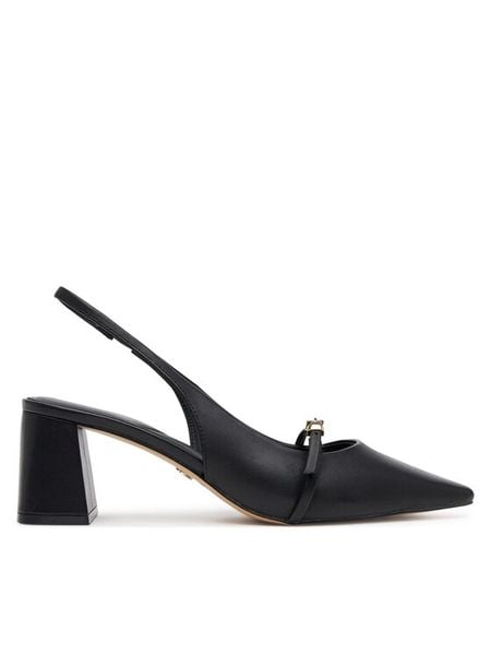 Aldo Czółenka Skepper 13968282 Czarny. Czarne czółenka Aldo, bez wzorów, ze skóry, bez obcasa, bez zapięcia. Za 349.99 zł.