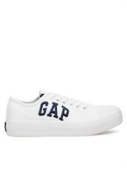 Gap Trampki JACKSON GAI001F5TWWEBWGP 2 Biały. Białe trampki GAP, bez wzorów, z materiału, bez zapięcia. Za 159.99 zł.