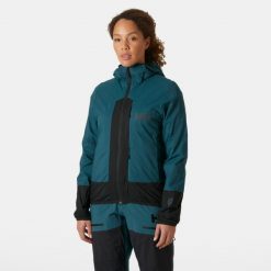 Damska wodoodporna kurtka z kapturem Helly Hansen W Odin Bc Lt. Zielone kurtki Helly Hansen, l, bez wzorów, z kapturem. Za 1,152.50 zł.