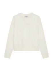 Marc O´Polo Bluza w kolorze kremowym rozmiar: XXL. Brązowe bluzy xxl, bez wzorów, z bawełny, bez kaptura. Za 105.88 zł.