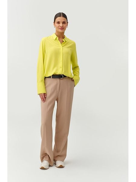 TATUUM Bluzka w kolorze żółtym rozmiar: 42. Żółte bluzki Tatuum, bez wzorów, z wiskozy, bez kołnierzyka, bez ramiączek. Za 104.89 zł.