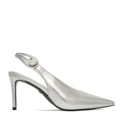 Szpilki GINO ROSSI. Szare szpilki Gino Rossi, bez wzorów, bez obcasa, na szpilce, bez zapięcia. Za 399.99 zł.