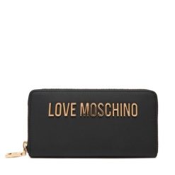 Portfel LOVE MOSCHINO. Czarne portfele Love Moschino, bez wzorów. Za 329.99 zł.