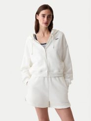 Gap Bluza 883566-09 Biały Regular Fit. Białe bluzy GAP, l, bez wzorów, z bawełny, bez kaptura. Za 179.99 zł.
