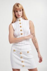 Sweter damski BALMAIN. Swetry Balmain, bez wzorów, bez ramiączek. W wyprzedaży za 3,494.25 zł.