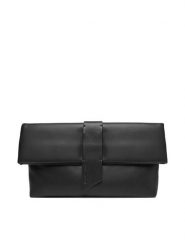 Emporio Armani Torebka EW002957 AF19663 UC001 Czarny. Czarne kopertówki Emporio Armani, bez wzorów, ze skóry, bez dodatków. Za 1,269.00 zł.