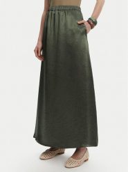 Max Mara Leisure Spódnica trapezowa Nuevo 2516101028 Zielony Regular Fit. Zielone spódnice Max Mara Leisure, bez wzorów, z acetatu, trapezowe. Za 669.99 zł.