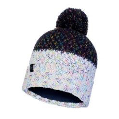 Czapka zimowa damska Buff Janna Knitted&Polar. Niebieskie czapki zimowe Buff, bez wzorów, z dzianiny, eleganckie. Za 61.49 zł.