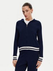 Fracomina Kardigan FJ25ST7003K41601 Granatowy Regular Fit. Niebieskie swetry Fracomina, xs, bez wzorów, z wiskozy, bez ramiączek. Za 299.99 zł.