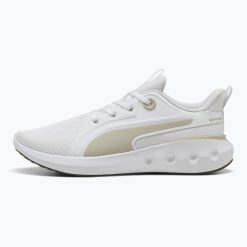 Buty do biegania Brooks Launch 11 1204391B164 białe. Białe buty do biegania bez wzorów, z gumy, bez zapięcia, do biegania. Za 676.86 zł.