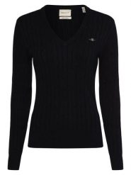 Gant Sweter Kobiety Bawełna niebieski, XS. Niebieskie swetry Gant, xs, bez wzorów, z bawełny, eleganckie, bez ramiączek. Za 599.95 zł.