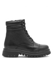 Lasocki Trapery WI23-TX76-13 Czarny. Czarne traperki Lasocki, bez wzorów, ze skóry, bez obcasa, bez zapięcia. Za 299.99 zł.