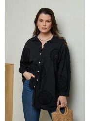 Curvy Lady Koszula w kolorze czarnym rozmiar: 40/42. Czarne koszule Curvy Lady, bez wzorów, z bawełny, klasyczne, bez kołnierzyka, bez ramiączek. Za 100.99 zł.