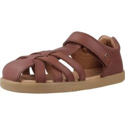 Sandały BOBUX CROSS JUMP Brązowy. Brązowe sandały BOBUX, bez wzorów, ze skóry, bez obcasa, bez zapięcia. Za 272.99 zł.