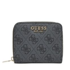 Mały Portfel Damski Guess. Szare portfele Guess, z aplikacjami. Za 179.99 zł.