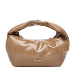 Torebka JENNY. Brązowe torebki klasyczne Jenny, bez wzorów, klasyczne, bez dodatków. Za 129.99 zł.