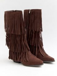 Bellucci Botki w kolorze brązowym na obcasie rozmiar: 38. Brązowe botki Bellucci, bez wzorów, eleganckie, bez obcasa, na obcasie, bez zapięcia. Za 179.95 zł.